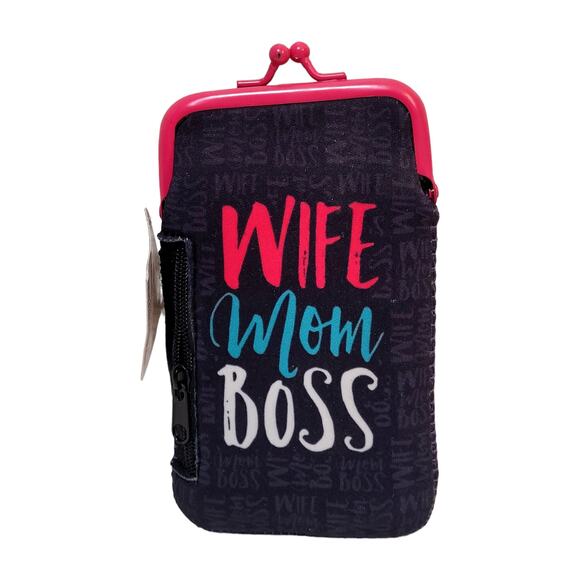 NWT Womens Cigarette Case for 100s Wife Mom Boss Twist Clasp Water Resistant - Picture 3 of 5